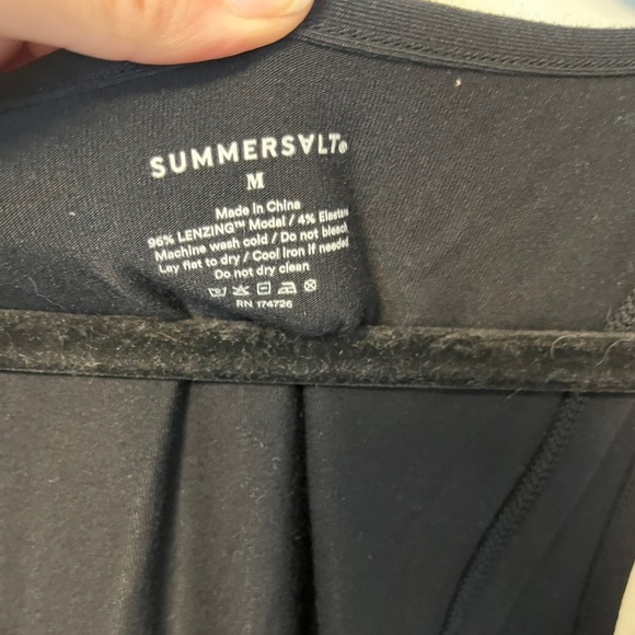 Summersalt NWT Convertible Split Back Tank Black Sz M - Picture 8 of 11